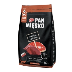 PAN MIĘSKO Wołowina z jeleniem, granulat M 10KG